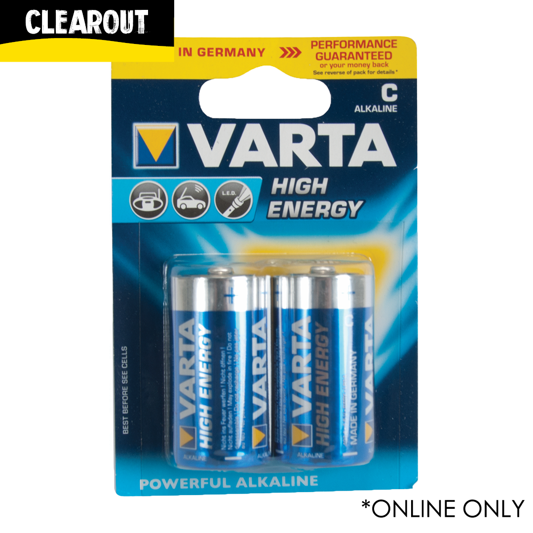 Varta C Alkaline Battery 2 Packet