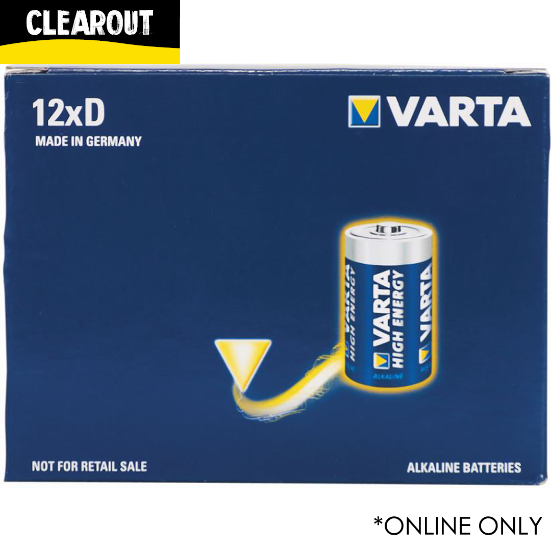 Varta D Alkaline Battery 12 Packet