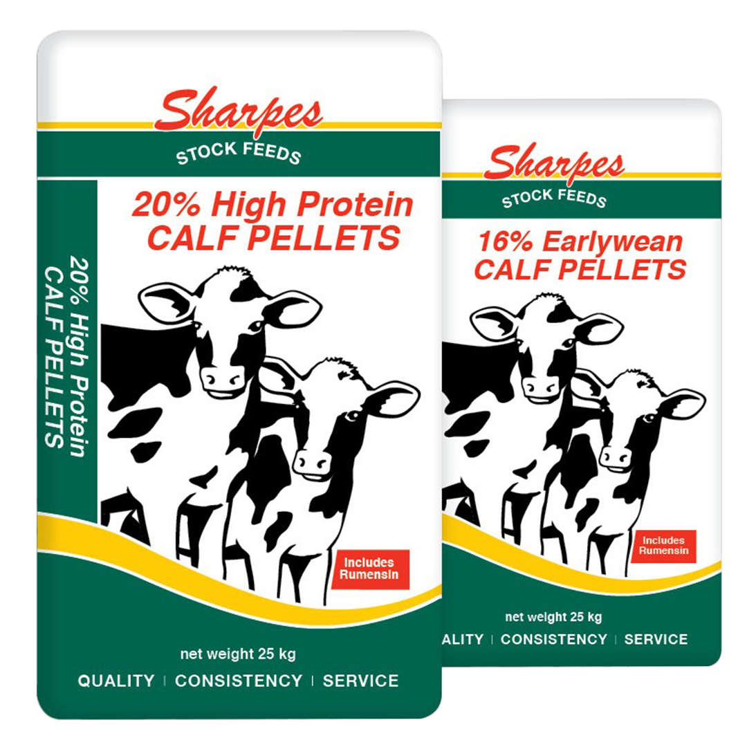Sharpes Early Wean 16% Calf Pellets 25kg