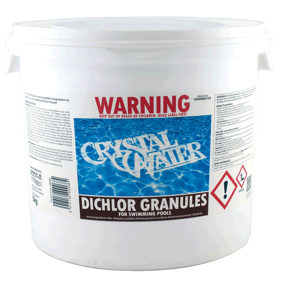 Crystal Water Dichlor Granules 5kg