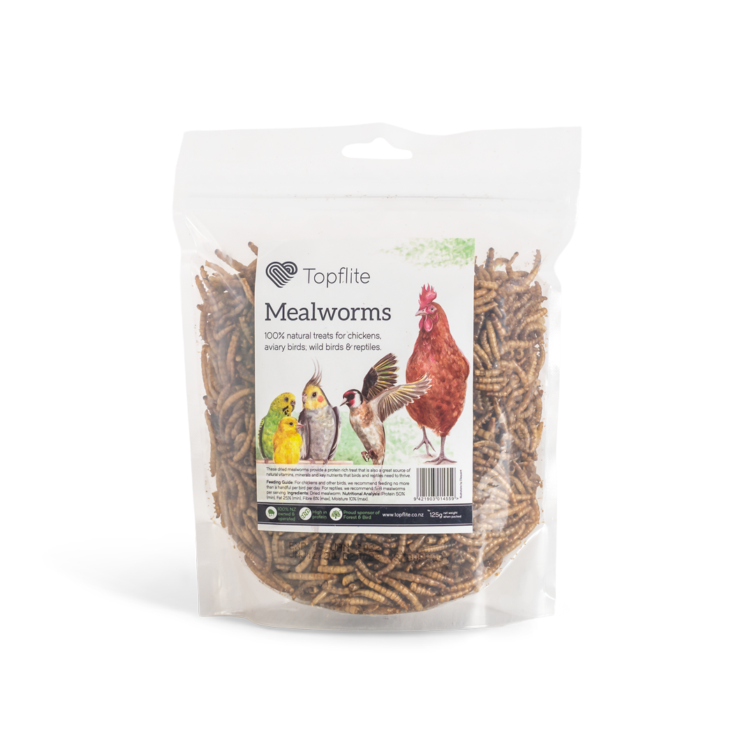 Topflite Dried Meal Worms 125g