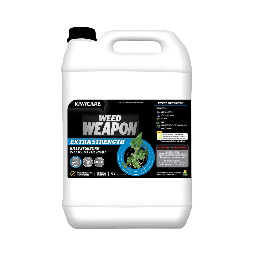 Kiwicare Weed Weapon Extra Strength Herbicide Concentrate 5L