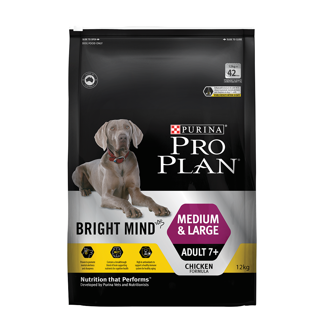 Purina Pro Plan Bright Mind Medium/Large Adult 7+ Dog 12kg