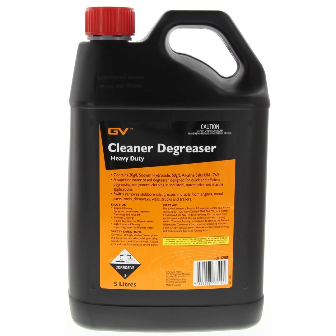 GV Cleaner Degreaser Heavy Duty 5L