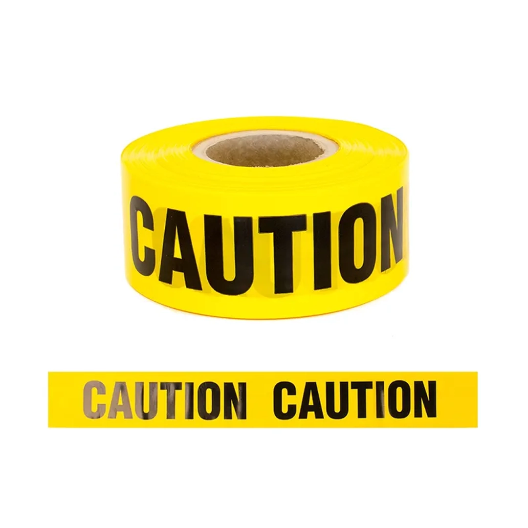 Esko Warning Tape "Caution" 75mm x 250m Black On Yellow