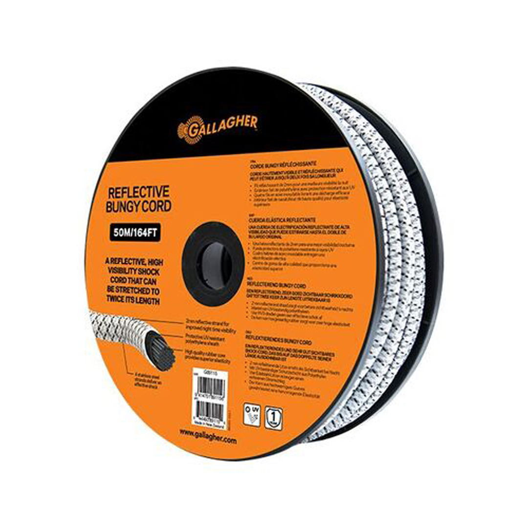 Gallagher Reflective Bungy Cord 50m
