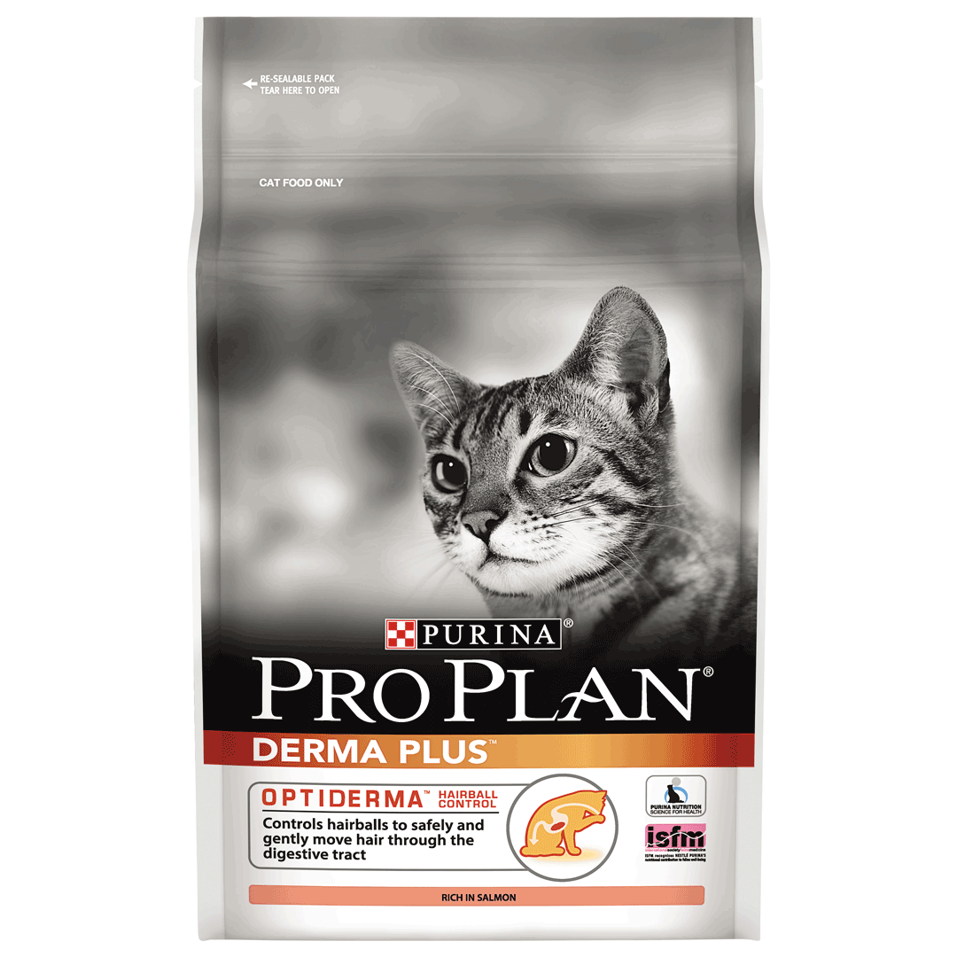 Purina Adult Cat Food Derma Plus With Optiderma 2.5kg