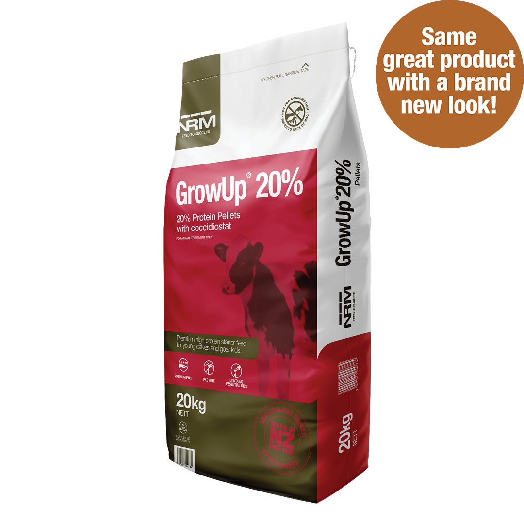 NRM GrowUp 20% Protein Pellets 20kg