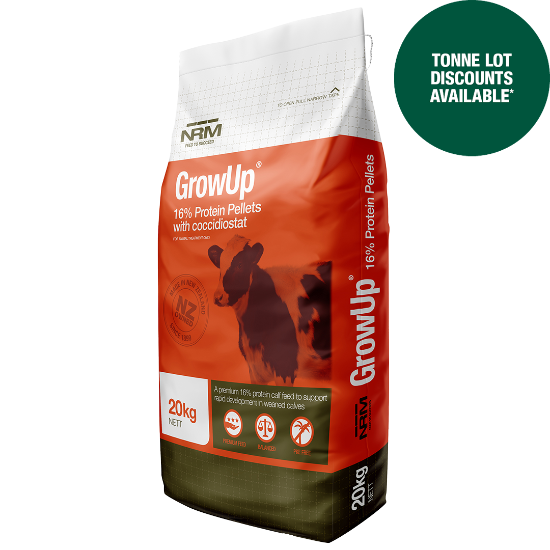 NRM GrowUp 16% Protein Pellets 20kg
