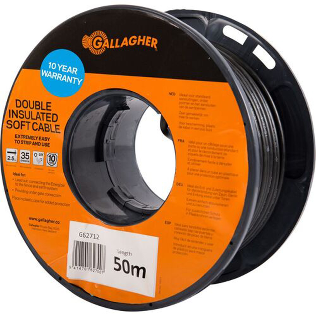Gallagher Cable Soft Double Insulated 2.5mm x 60m