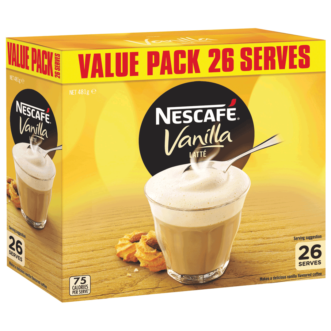 Nescafe Cafe Menu Vanilla 26 Packet