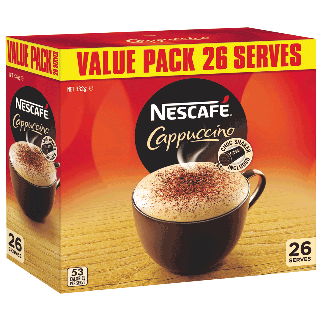 Nescafe Cafe Menu Cappuccino 26 Packet
