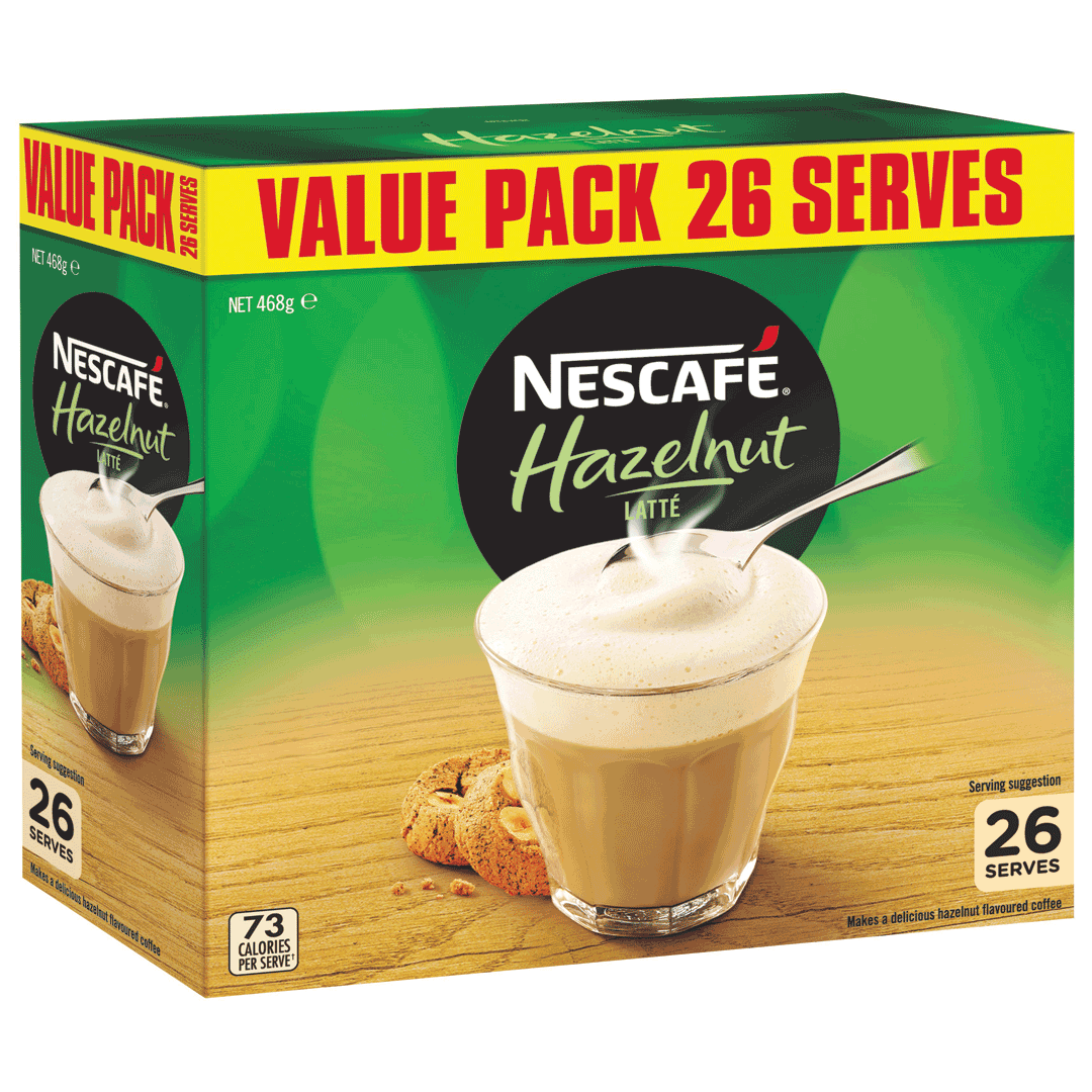 Nescafe Cafe Menu Hazelnut 26 Packet