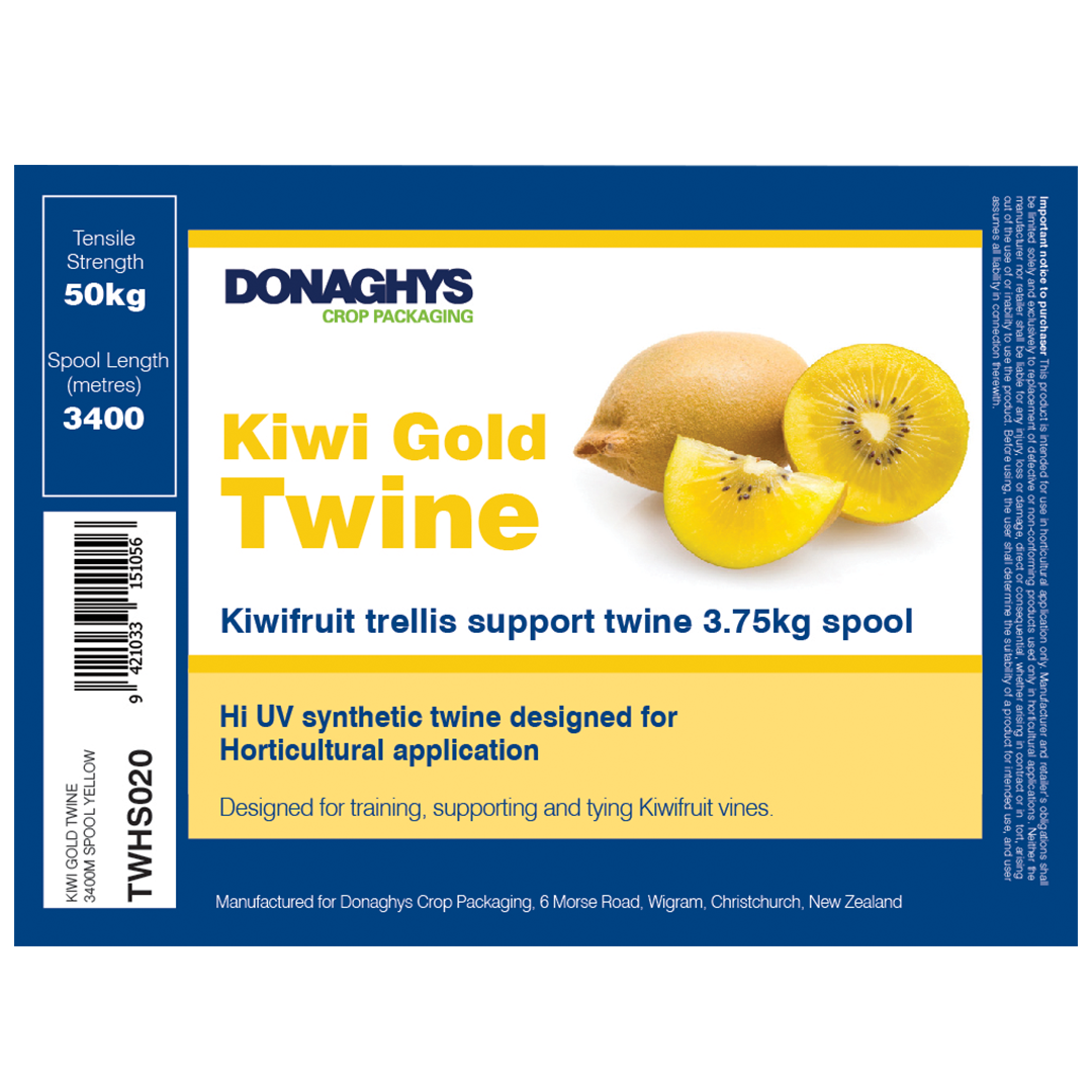 Kiwi Trellis Twine 2 x 3.75kg Gold