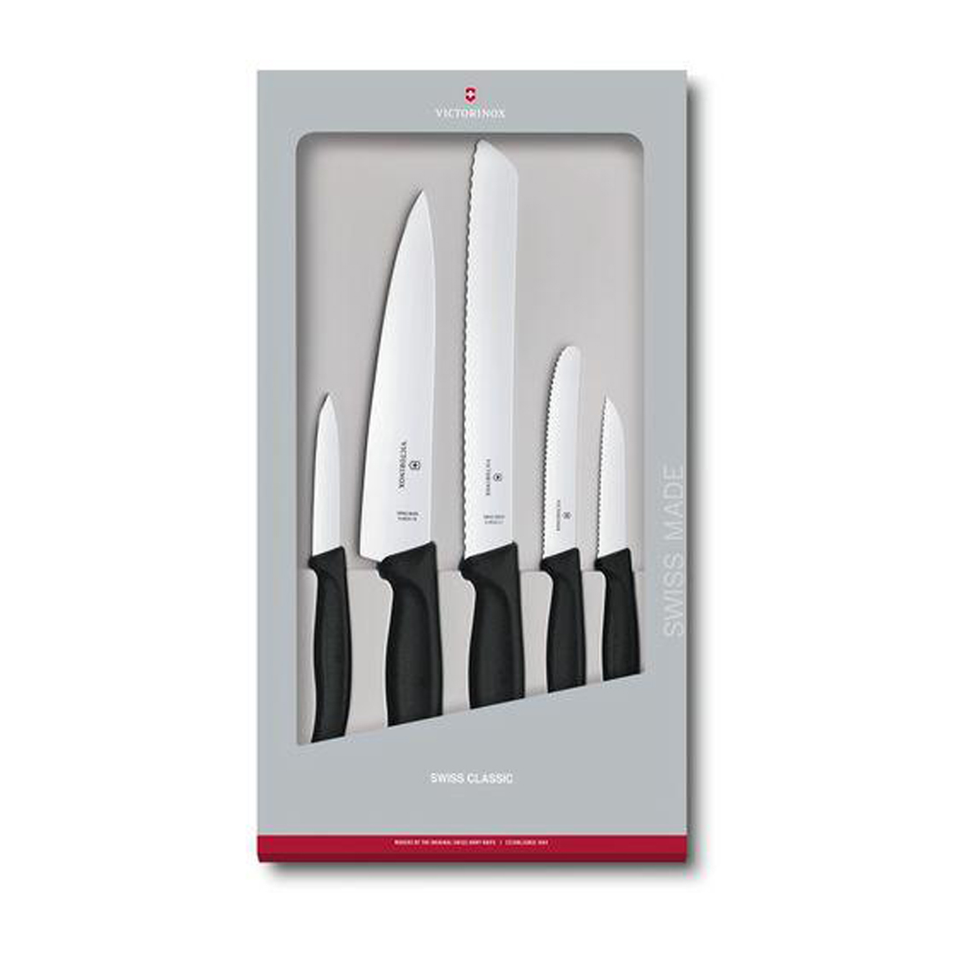 Victorinox Swiss Classic Kitchen Knife Gift Set 5pce
