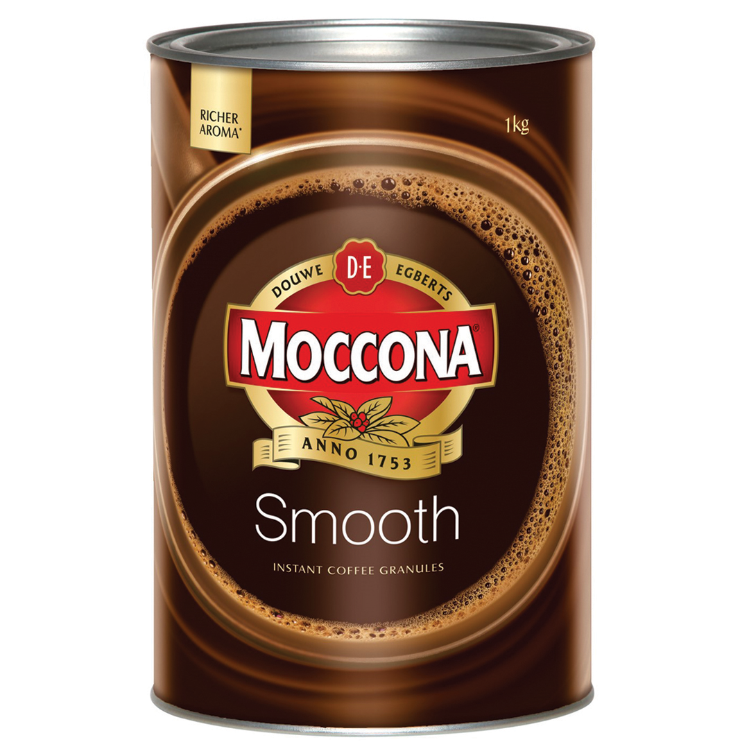 Moccona Smooth Tin 1kg