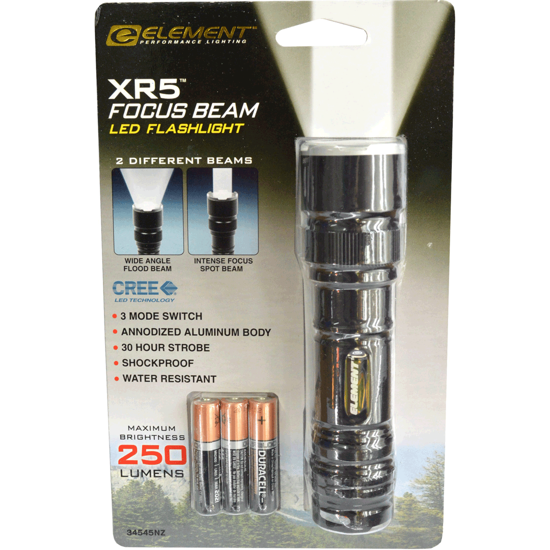CEL Element XR5 FocusBeam LED Flashlite 250 Lumens