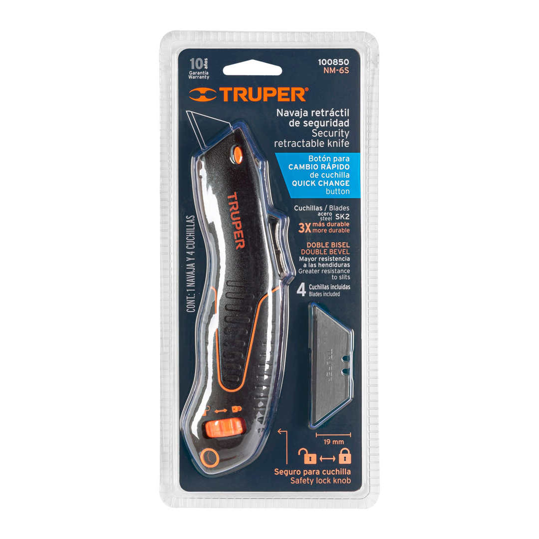 Truper Utility Knife 18mm Snap Blade