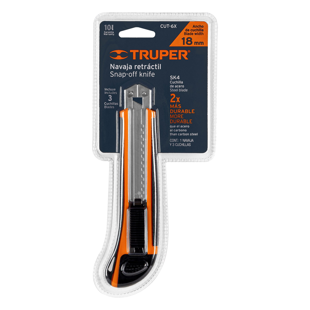 Truper Snap Blade Knife HD 18mm