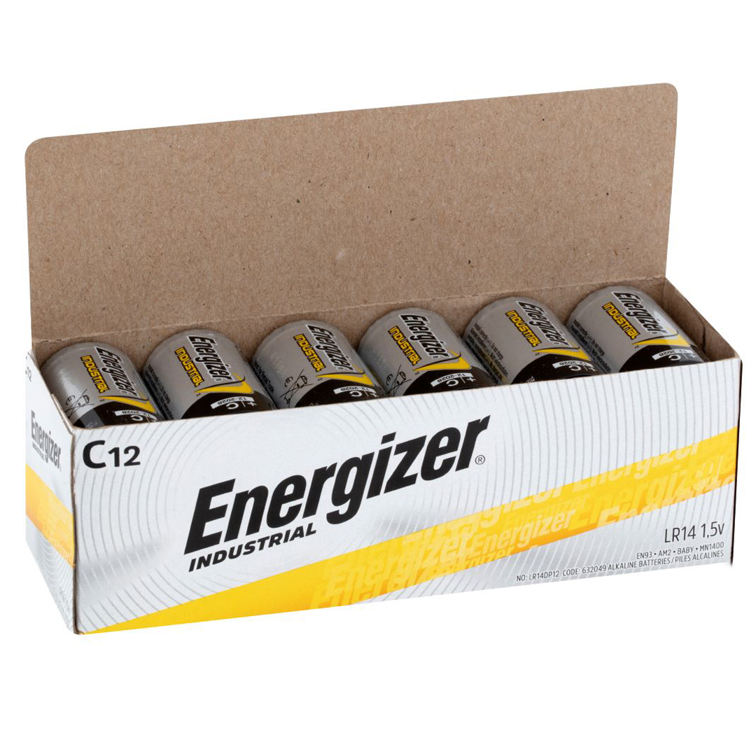 Energizer Industrial Bulk C 12 Packet