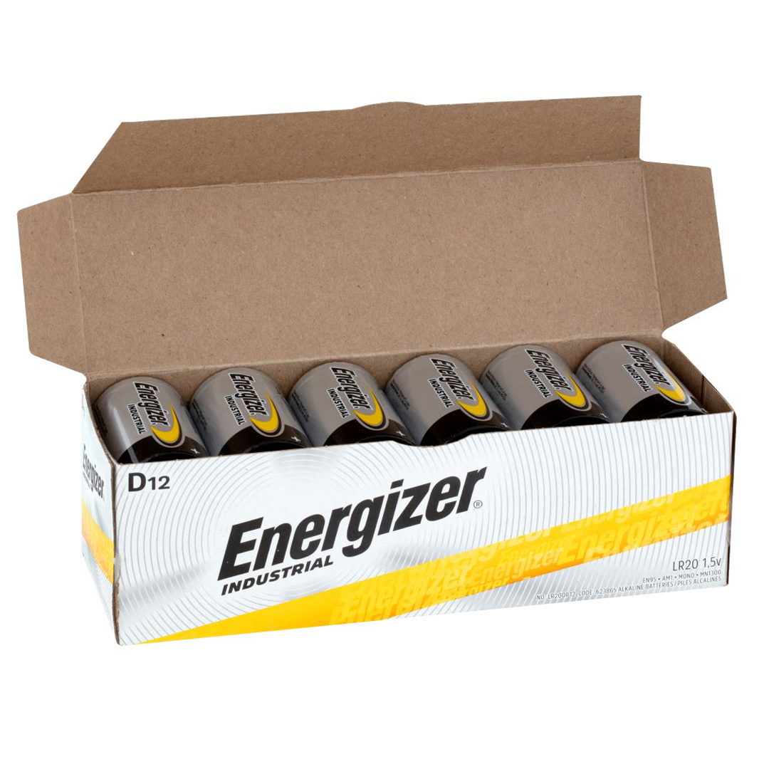 Energizer Industrial Bulk D 12 Packet