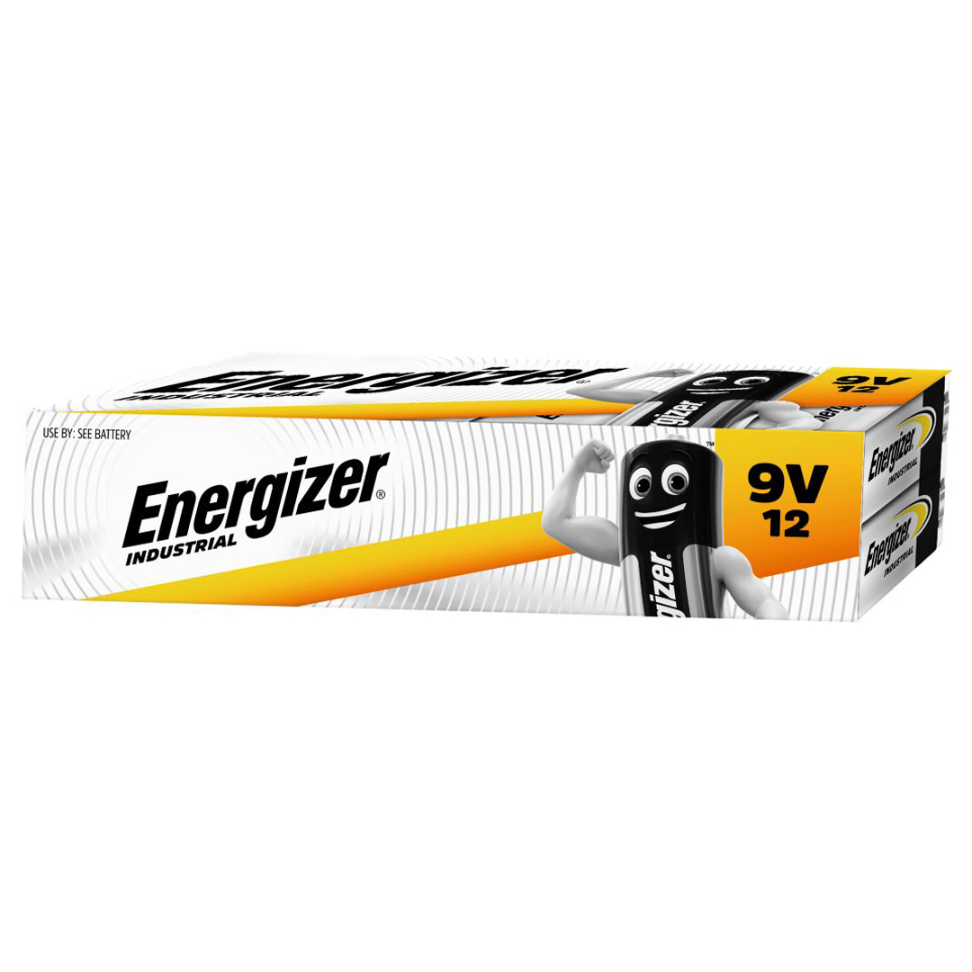 Energizer Industrial Bulk 9V 12 Packet