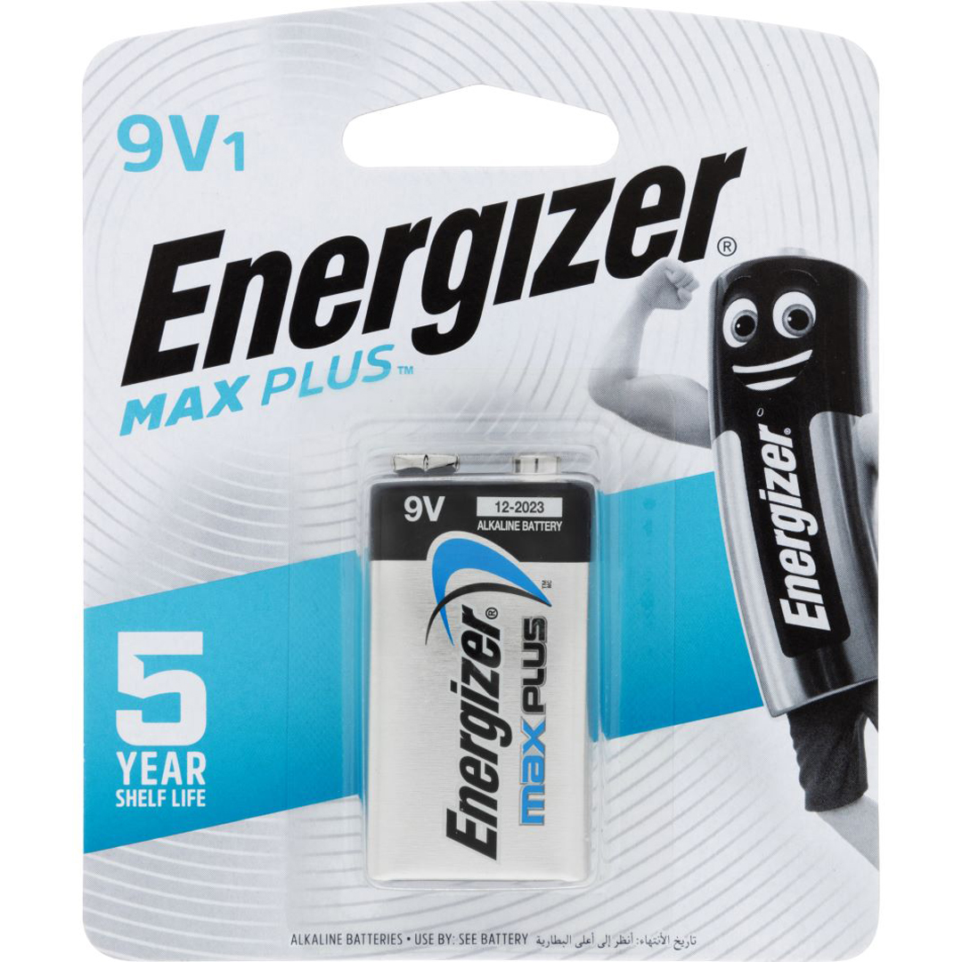 Energizer Max + Batteries 9V 1 Packet