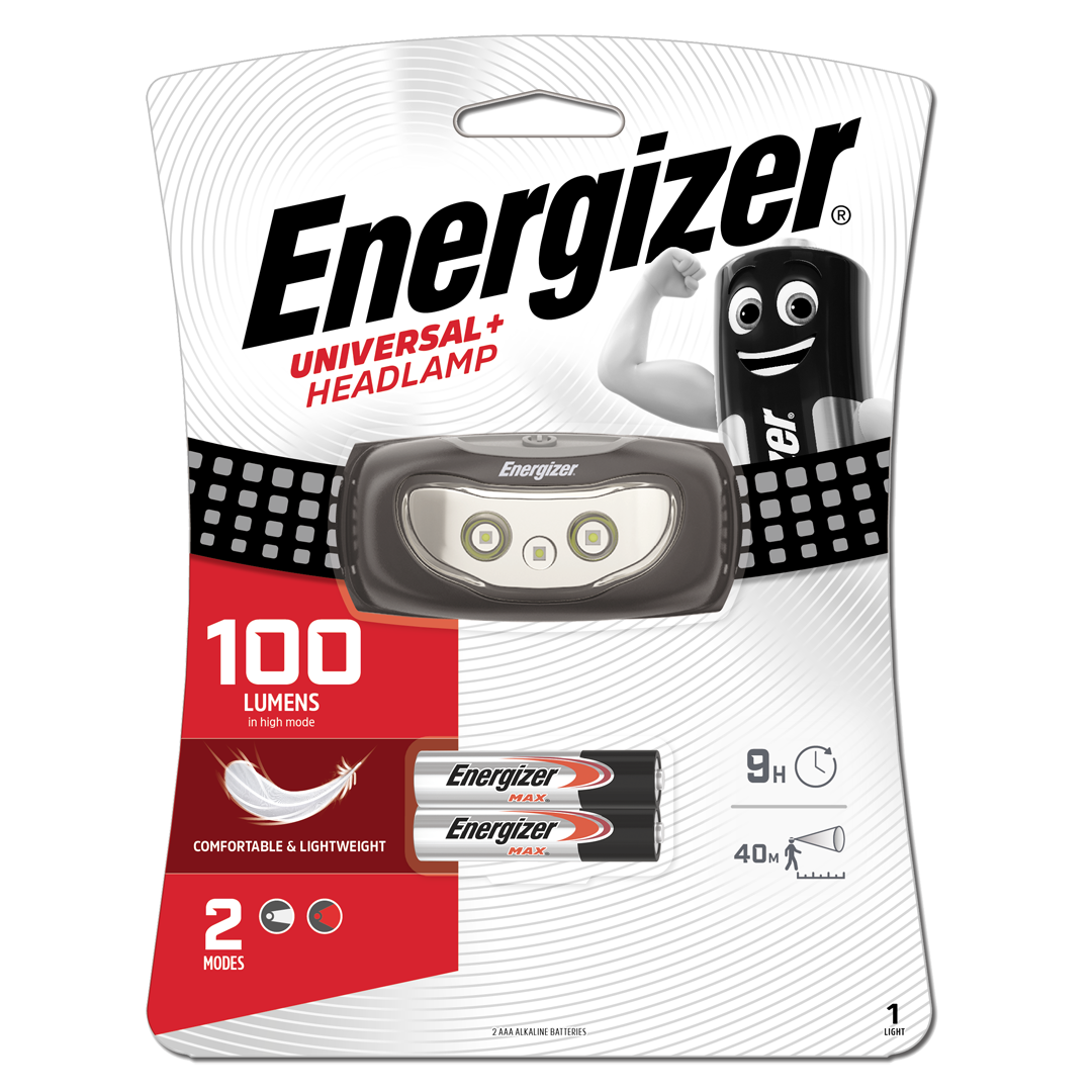 Energizer Universal Plus Headlight 100Lm