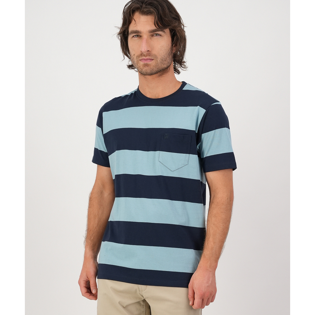 Swanndri Springhill Stripe T Shirt Mens