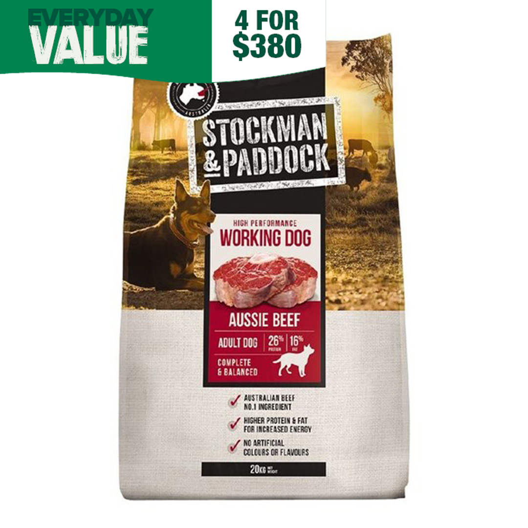 Stockman & Paddock Working Dog Dry Food 20kg