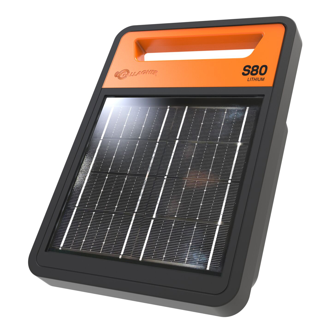 Gallagher S80 Lithium Solar Portable 3.5Ha