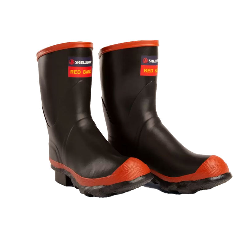 Womens red 2025 band gumboots
