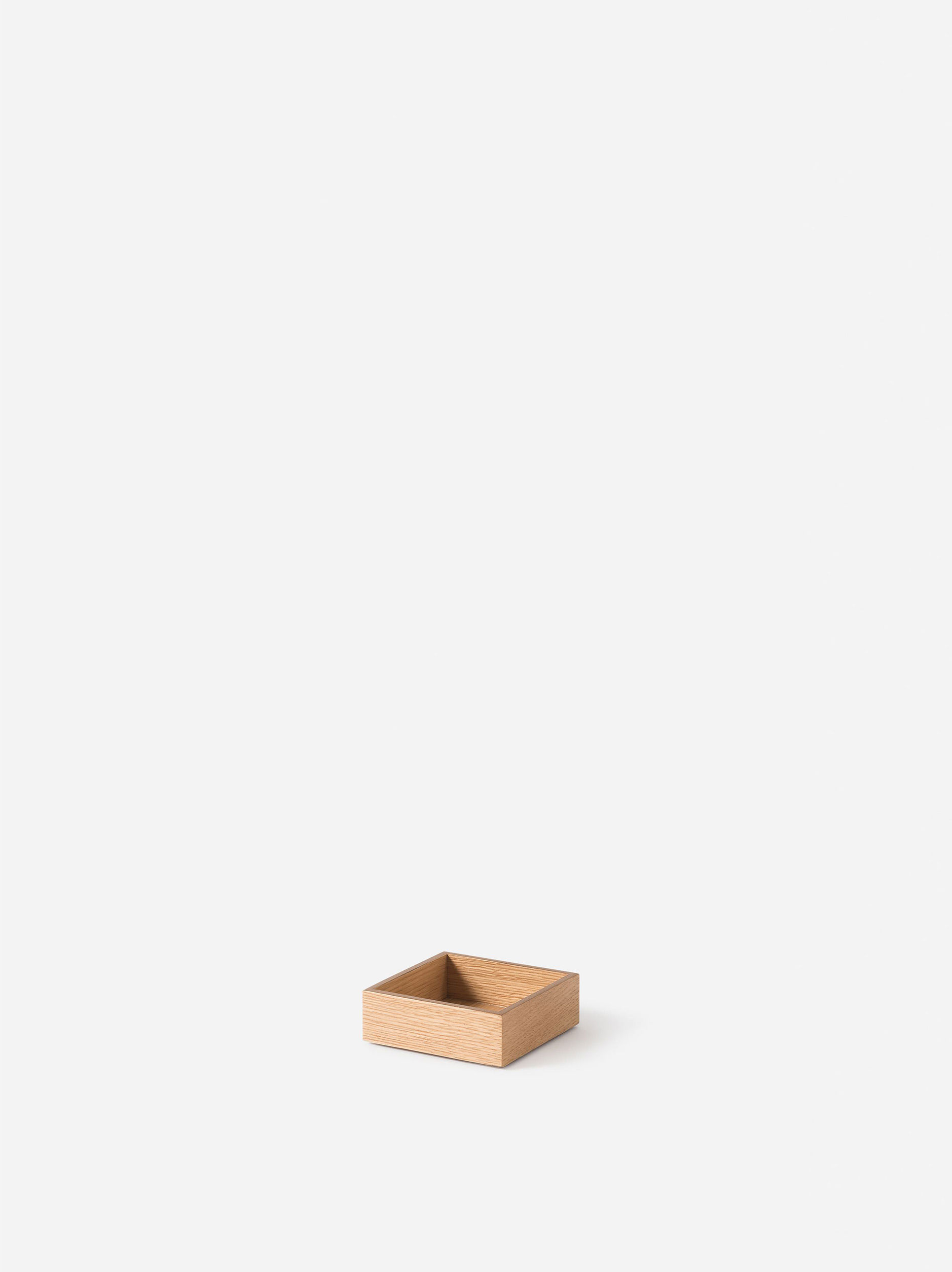 Oku Wooden Square Tissue Box - Black, CITTA, NZ Stockist