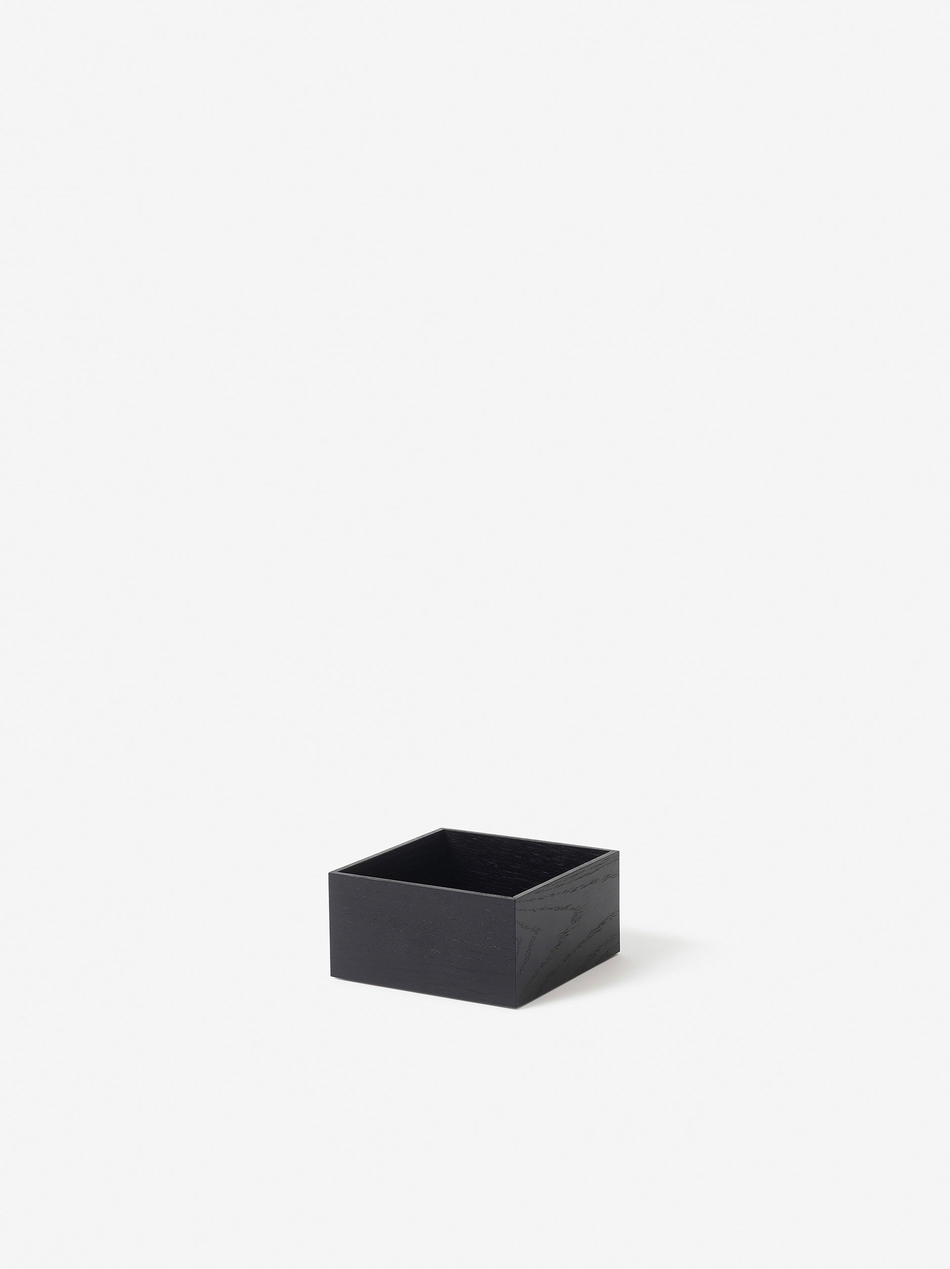 Oku Wooden Square Tissue Box - Black, CITTA, NZ Stockist
