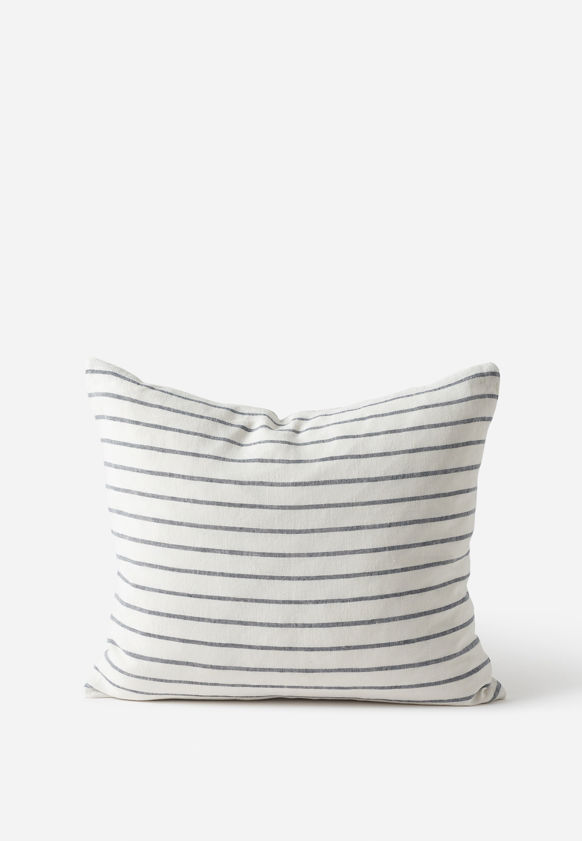 Handwoven Stripe Linen Cushion Cover