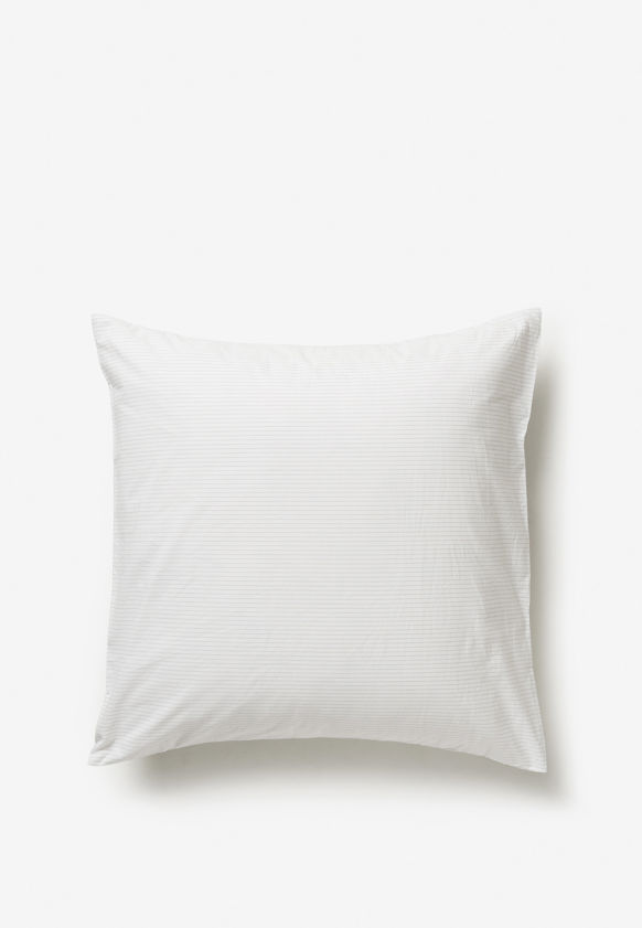 Pinstripe Organic Cotton Euro Pillowcase