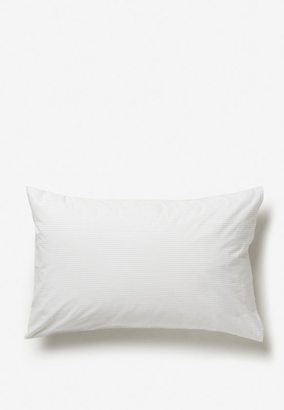 Pinstripe Organic Cotton Pillowcase Pair