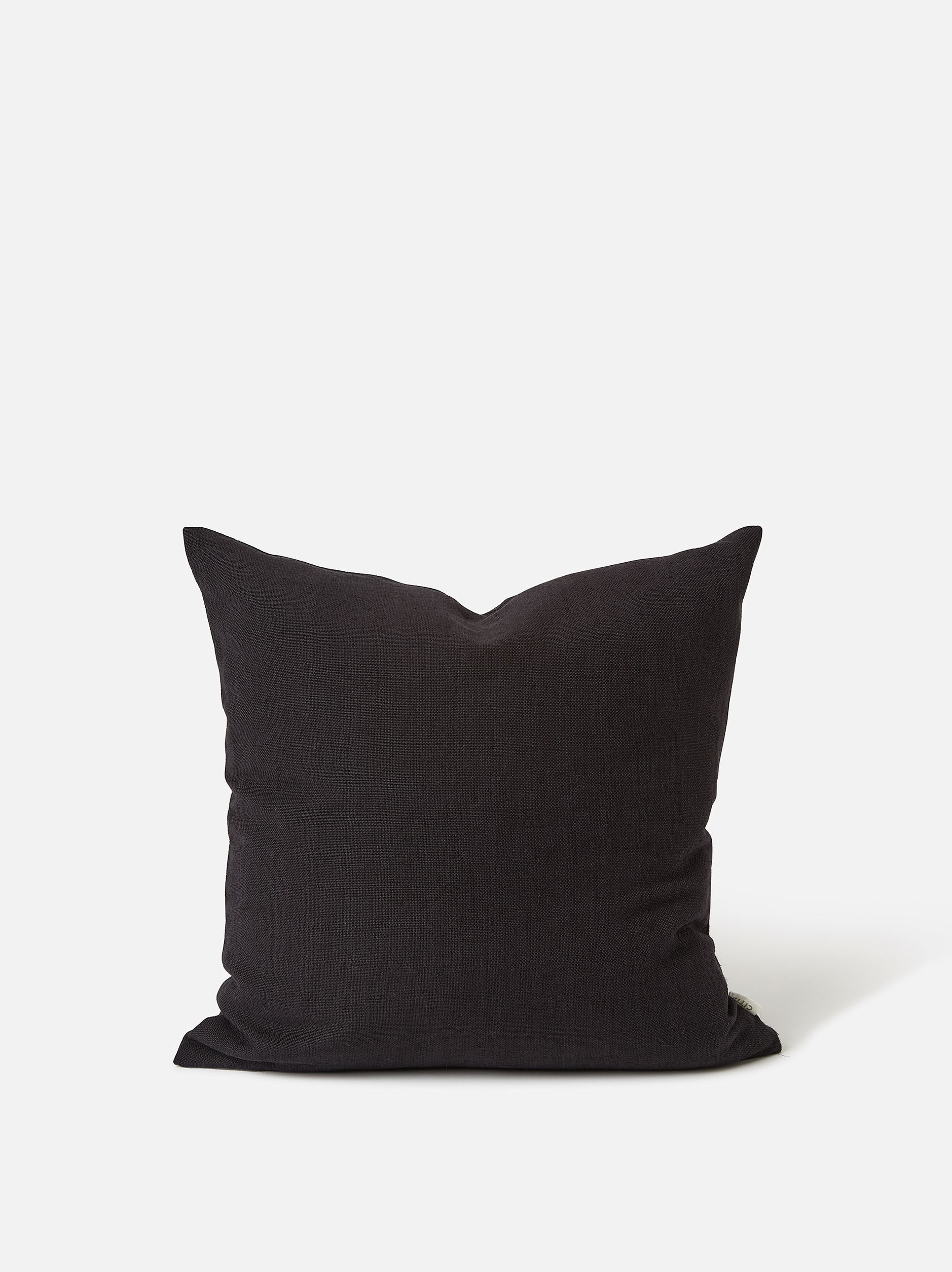 Tizza Linen Cushion Cover  Black 45x45 cm – Zoco Home