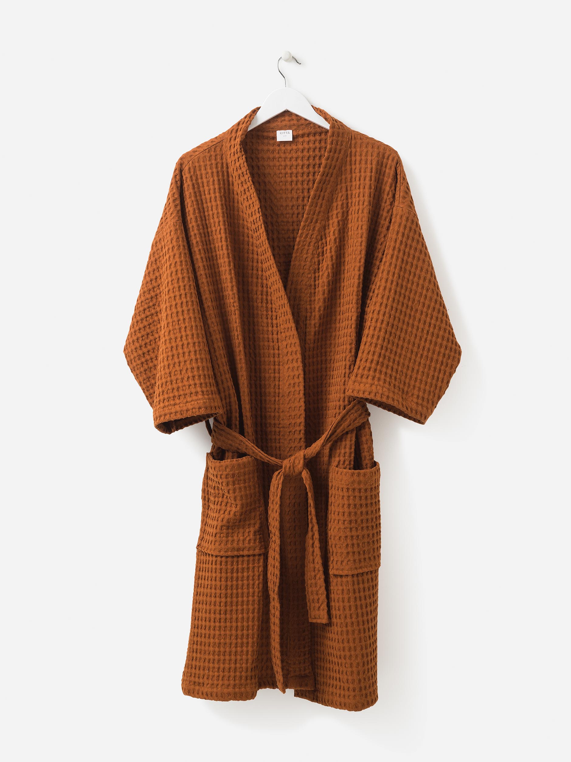 Waffle Organic Cotton Bath Robe