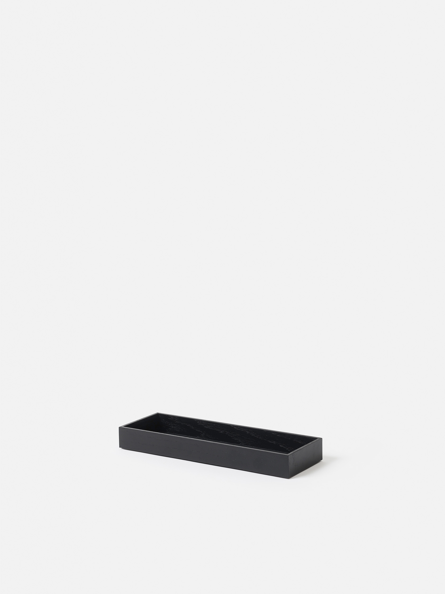 Oku Office Lid/Tray Black L 12x36x4.2cmh