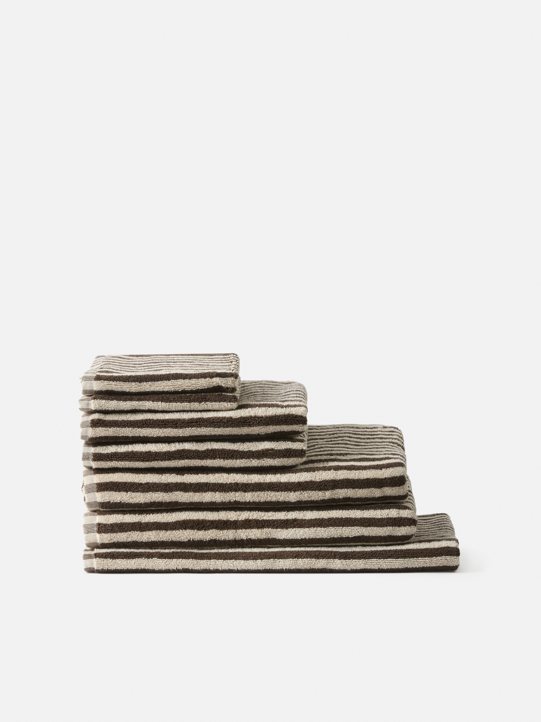 Wide Stripe Cotton Towel Bundle