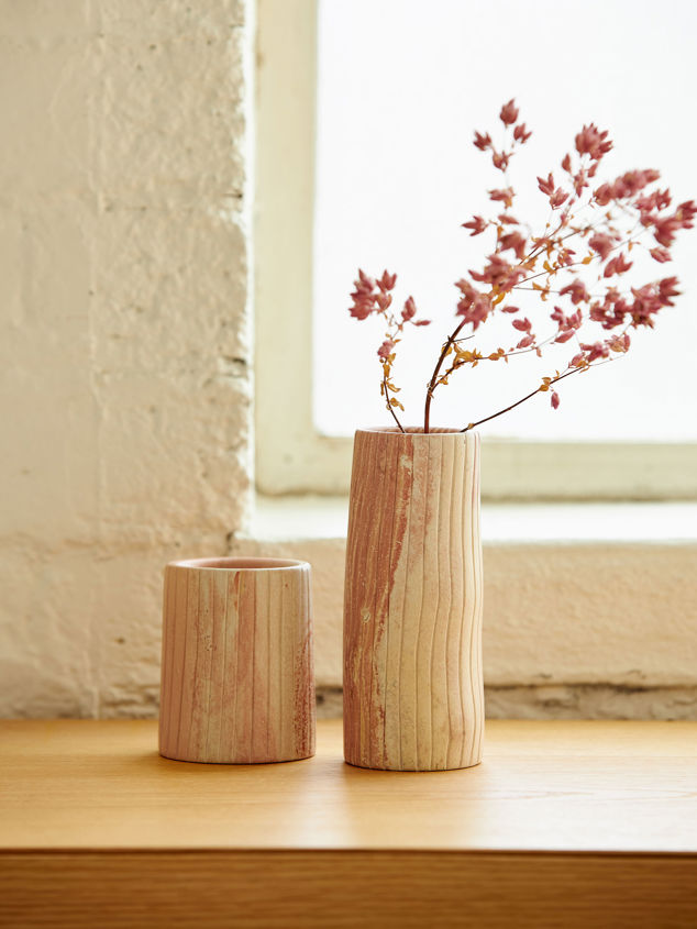 Etch Soapstone Vessel