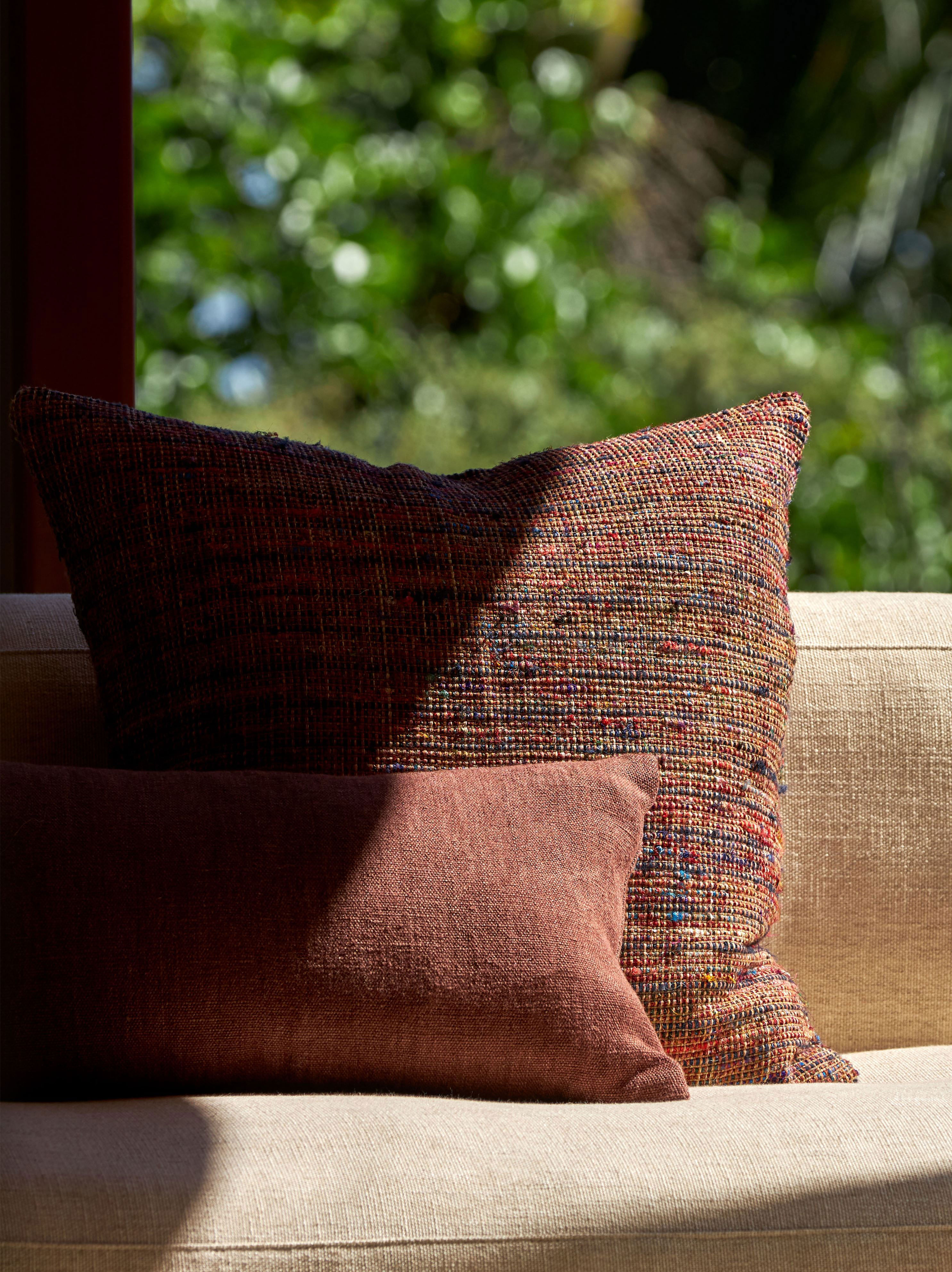 Edmund Silk Blend Cushion Cover
