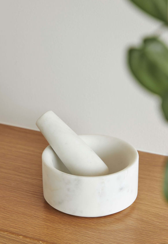 Marble Mortar & Pestle