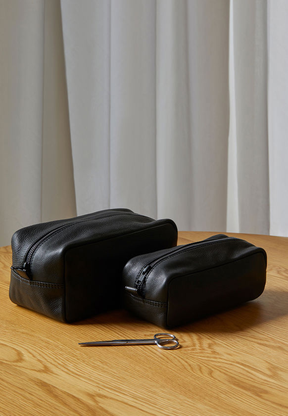 Marlo Leather Wash Bag