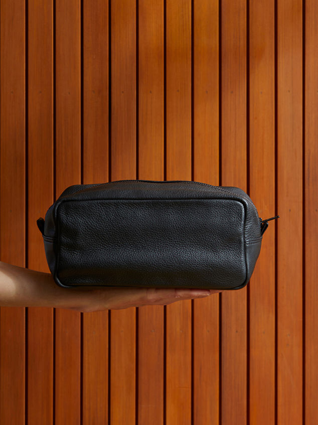 Marlo Leather Wash Bag