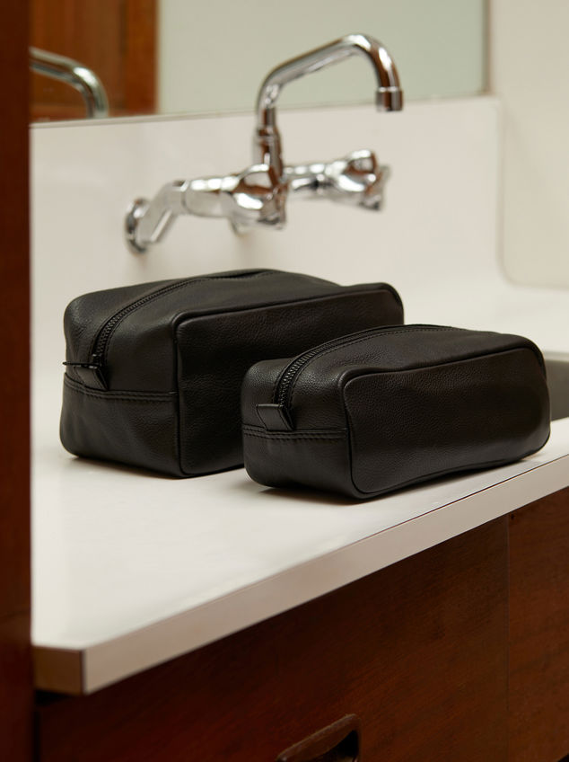 Marlo Leather Wash Bag