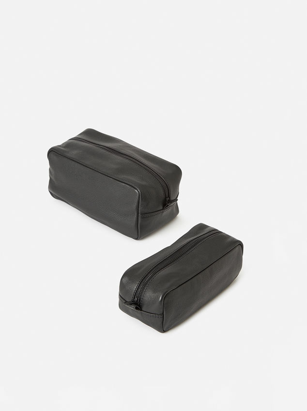 Marlo Leather Wash Bag