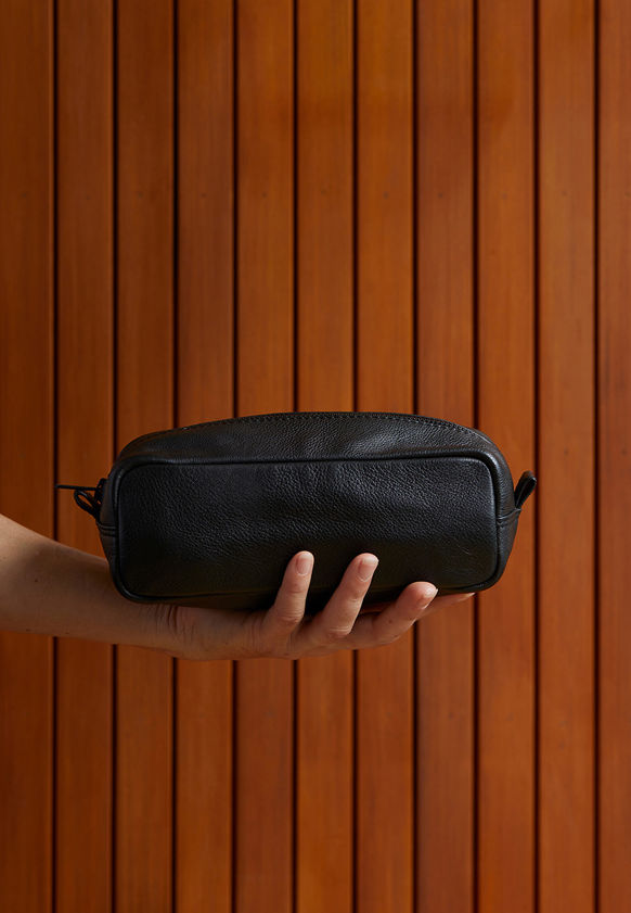 Marlo Leather Wash Bag