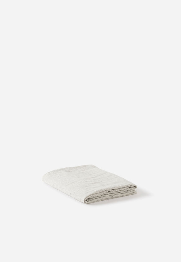 Pinstripe Linen Tablecloth